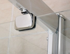Drzwi prysznicowe wnękowe wahadłowe 90x190 cm VERDO jednoskrzydłowe